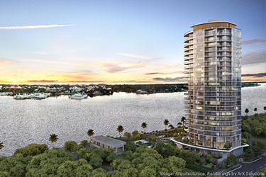 Waterfront Condo Will Break Ground in West Palm Beach After Developers Obtain Construction Loan