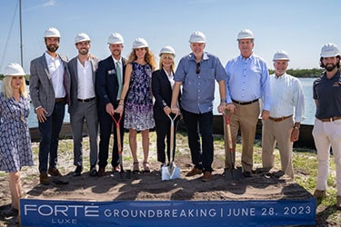 Forté Development Breaks Ground on Forté Luxe Waterfront Community in Jupiter, Florida